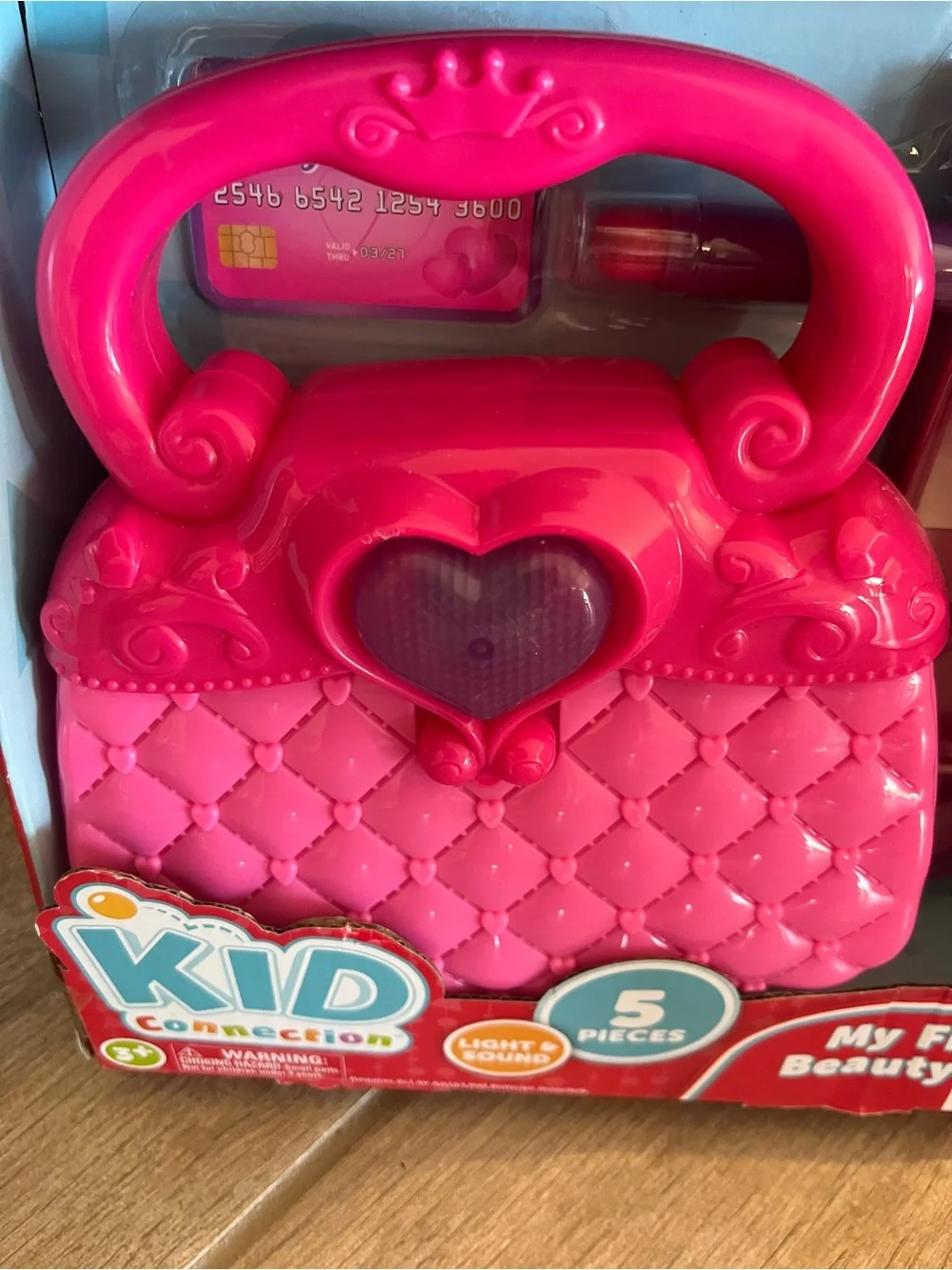 Kid Connection 5-piece play purse set NIB $12